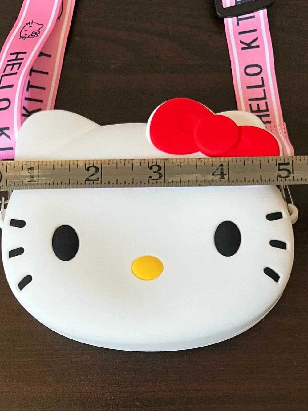 Hello Kitty White & Pink Small Crossbody Bag Coin Purse & Pen Set